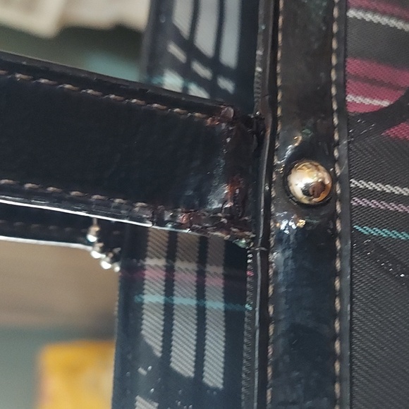 COACH Madras/Tartan 5 Pc. Set - Picture 6 of 16